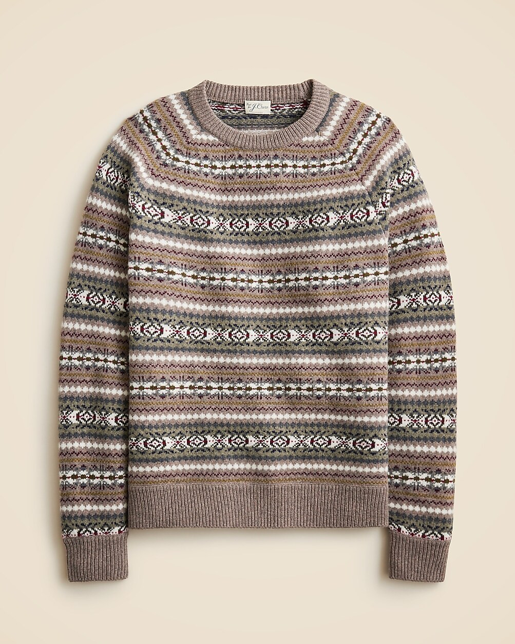 Fair Isle crewneck sweater in wool | J. Crew US
