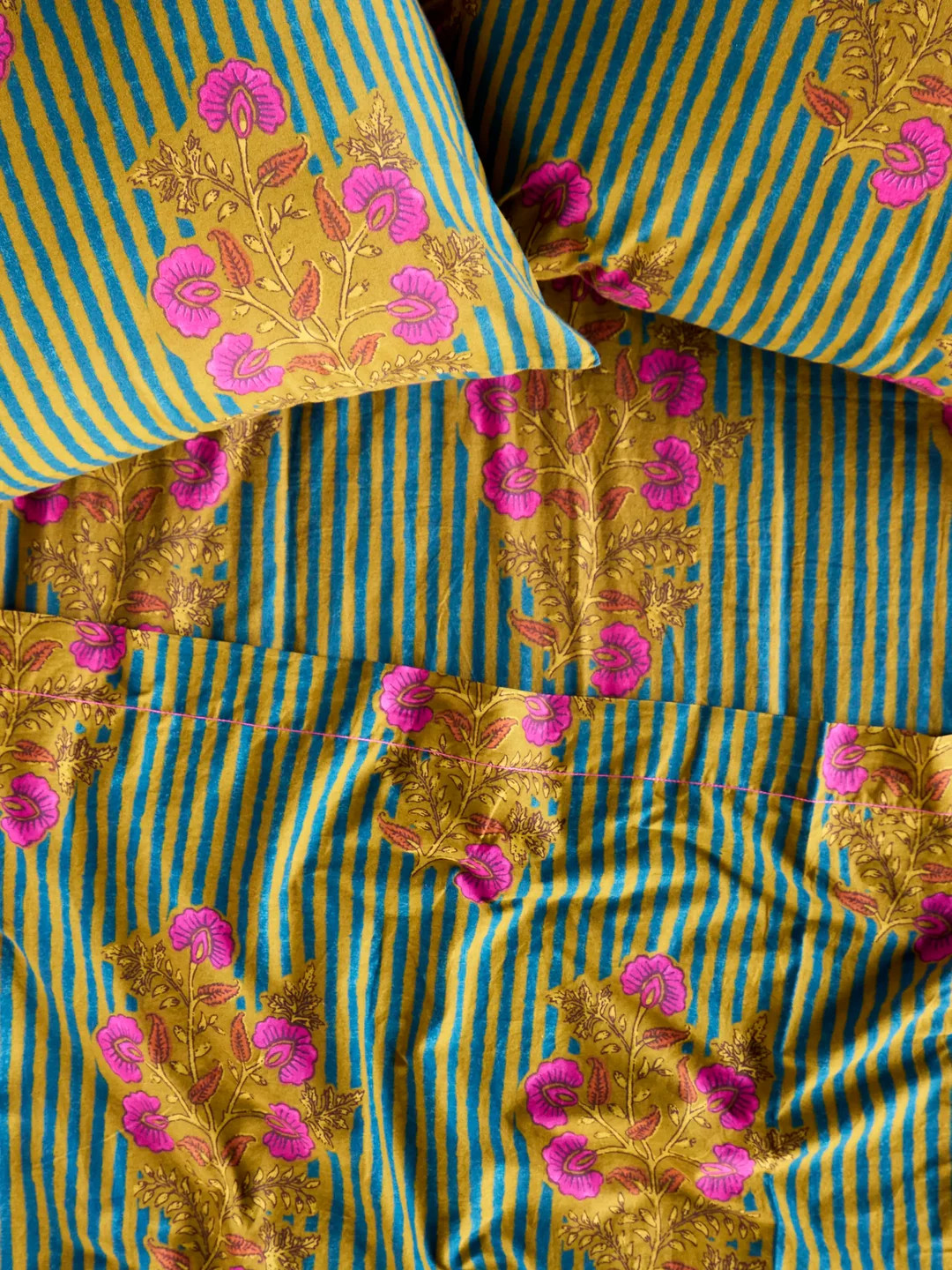Sooo Soft Cotton Sheet Set - Batik Garden Olive | Natural Life