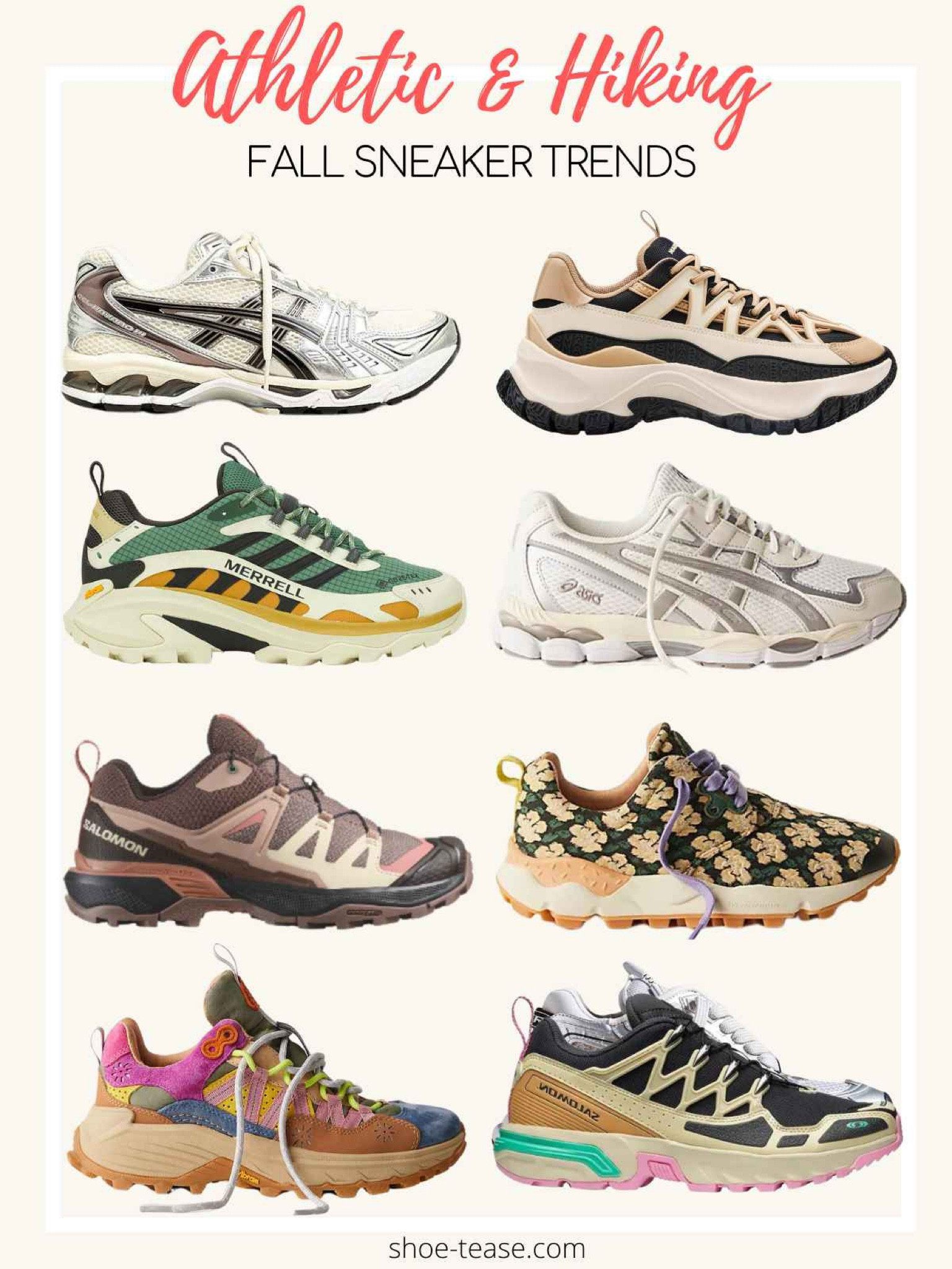 Fall 2024 women’s sneaker trends - athletic and hiking sneakers  

#LTKShoeCrush #LTKSeasonal #LTKTravel