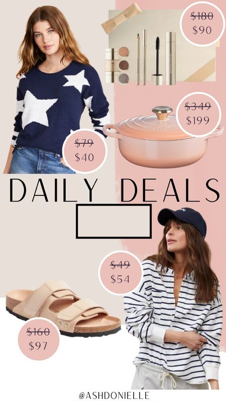 Daily deals - daily discounts - lost on sale - aerie sales - summer fashion - le creuset pot on sale - Birkenstocks on sale - bestselling makeup on sale - Nordstrom deals 

#LTKStyleTip #LTKSaleAlert #LTKSeasonal