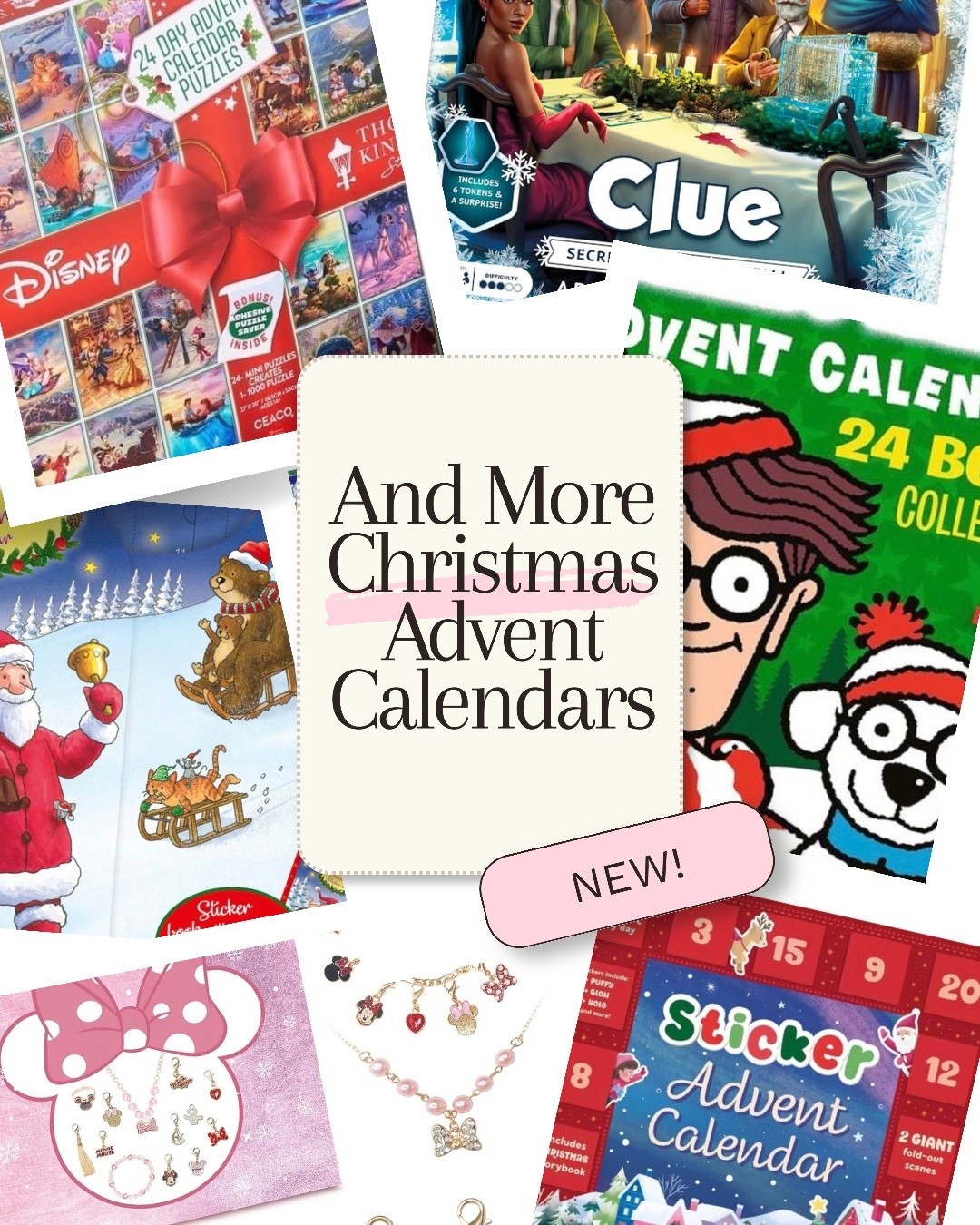 Add these to your advent calendar list! All new 2026 Christmas advent calendars. Disney Puzzles, jewelry, American Girl, sticker books, and so much more. See my Christmas advent calendar collection to view all of these goodies!

#LTKmomlife #LTKSeasonal #LTKKids