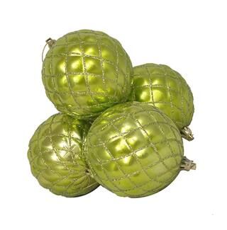 4Ct Shiny Green Kiwi Diamond Shatterproof Ball Ornaments By Northlight | Michaels® | Michaels Stores