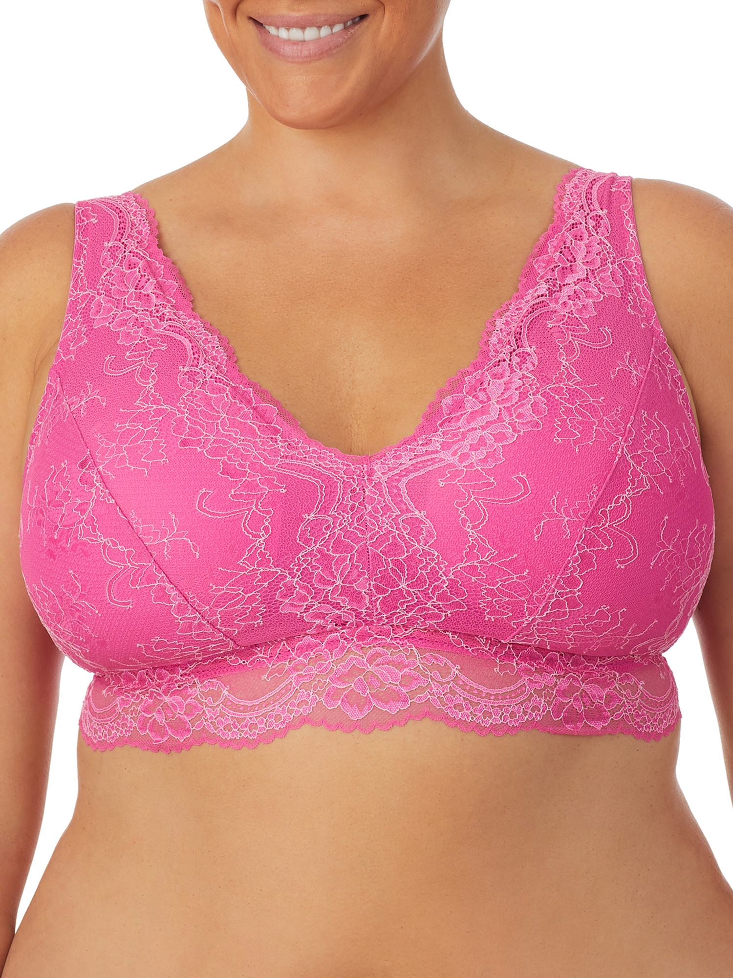 Secret Treasures Women's and Women's Plus Size Lace Bralette - Walmart.com | Walmart (US)