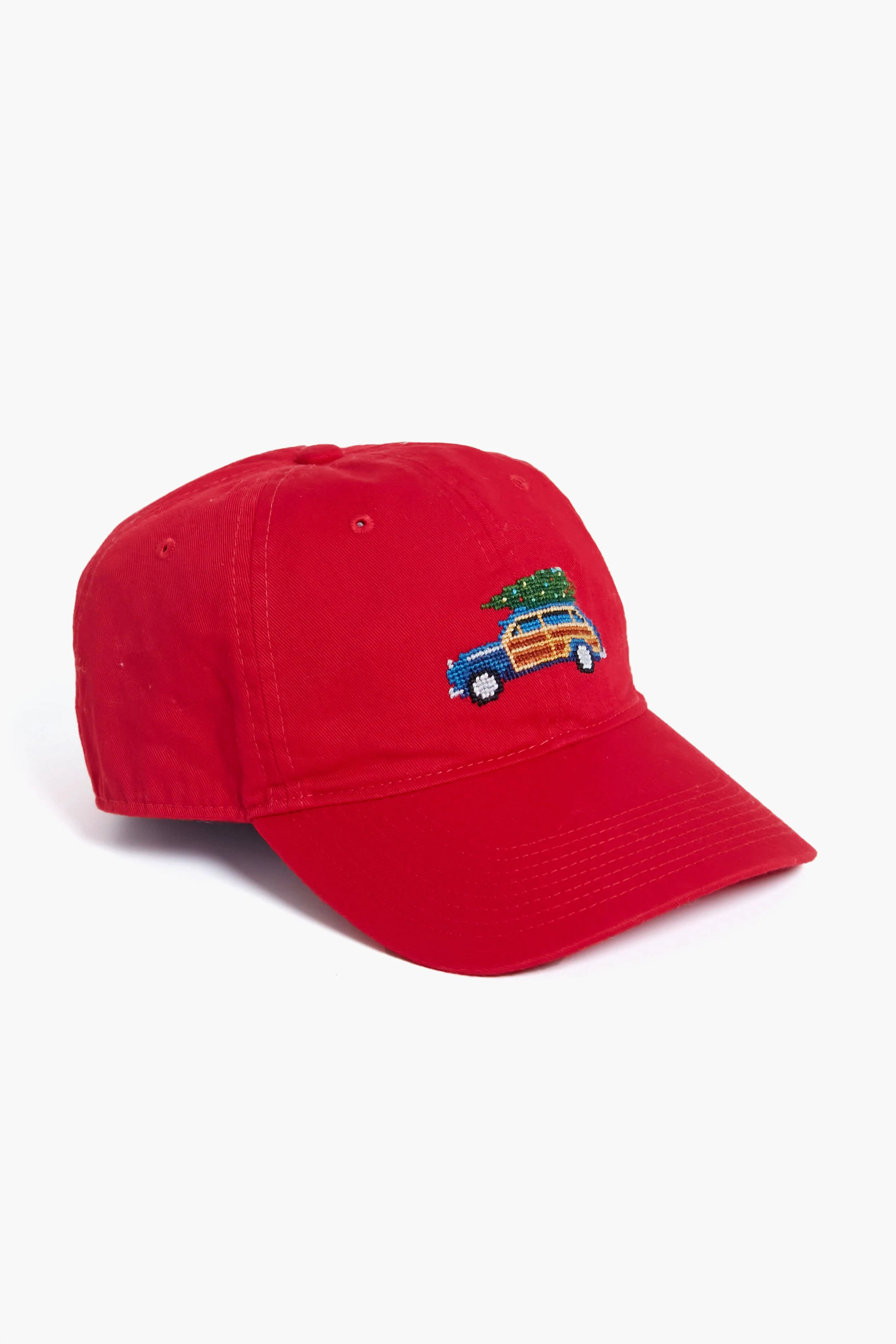Exclusive Needlepoint Christmas Dad Wagon Hat | Tuckernuck (US)