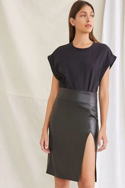 Faux Leather Pencil Skirt | Forever 21 | Forever 21 (US)