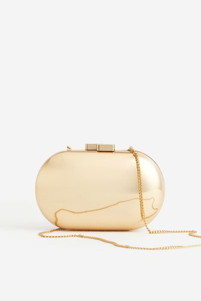 Bolso clutch de metal | H&M (FR, IT, ES, PT, BE)