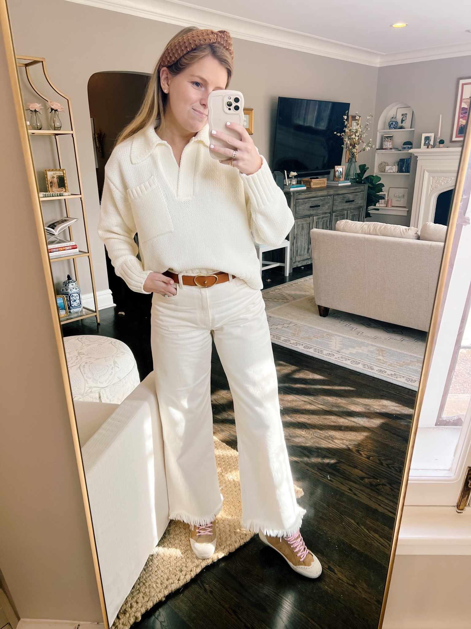 Cream outfit 