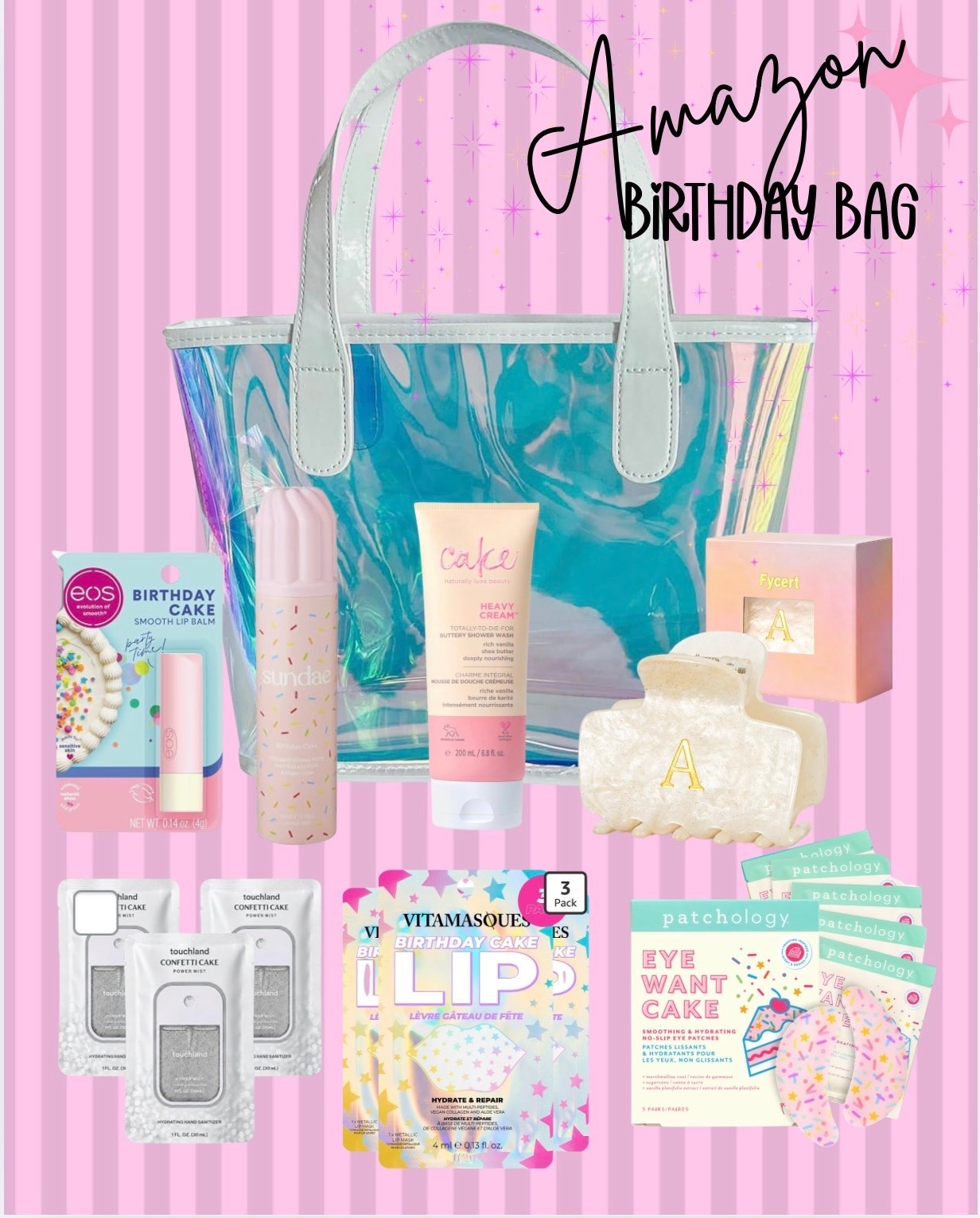 The cutest little birthday bag 🎂💗 I put together some fun beauty + self-care goodies that would make the sweetest gift for your bestie, daughter, or honestly… yourself 😂✨ Everything is linked!

#BirthdayGiftIdeas #GiftIdeas #BeautyFinds #LTKFinds #AmazonFinds