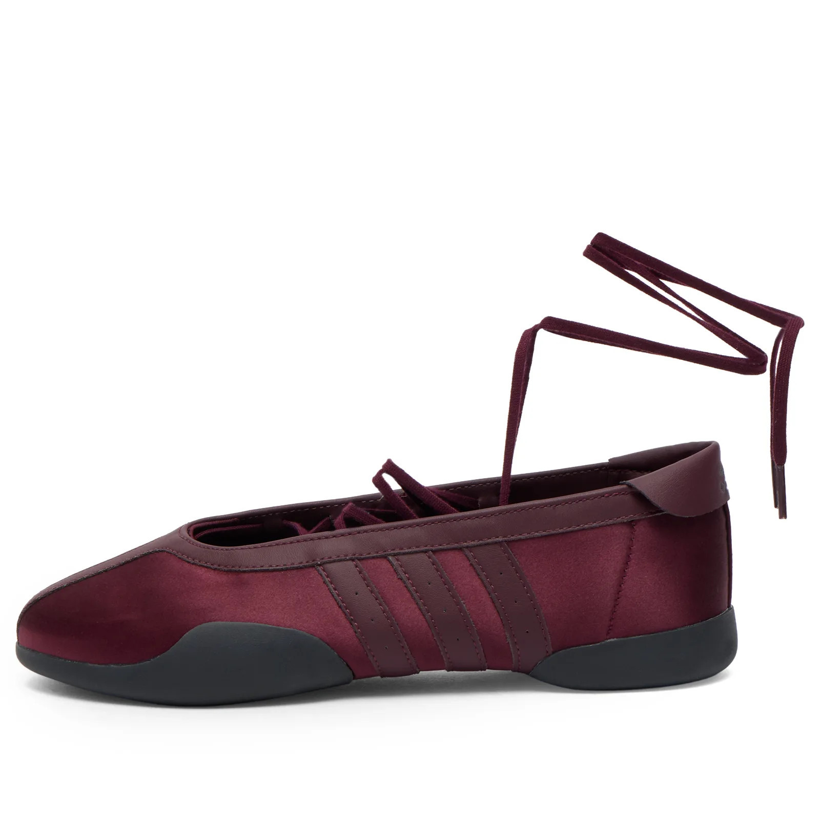 Adidas Women's Taekwondo Mei Ballet Sneaker in Maroon/Core Black, Size UK 5.5 | END. Clothing