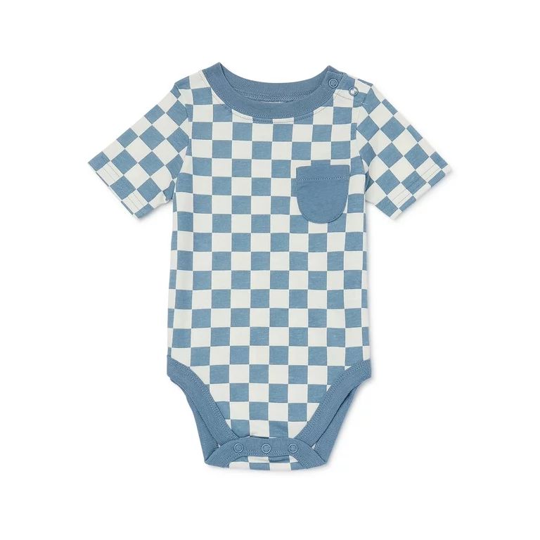 Garanimals Baby Boys Allover Print Bodysuit with Short Sleeves, Sizes 0-24 Months | Walmart (US)