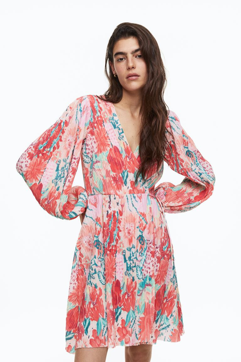 Pleated Wrapover Dress | H&M (US + CA)