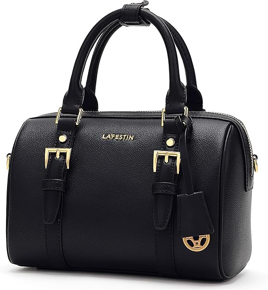LA FESTIN Top Handle Purse Stylish Handbag Crossbody Satchel Barrel Bag with Adjustable Strap for... | Amazon (US)