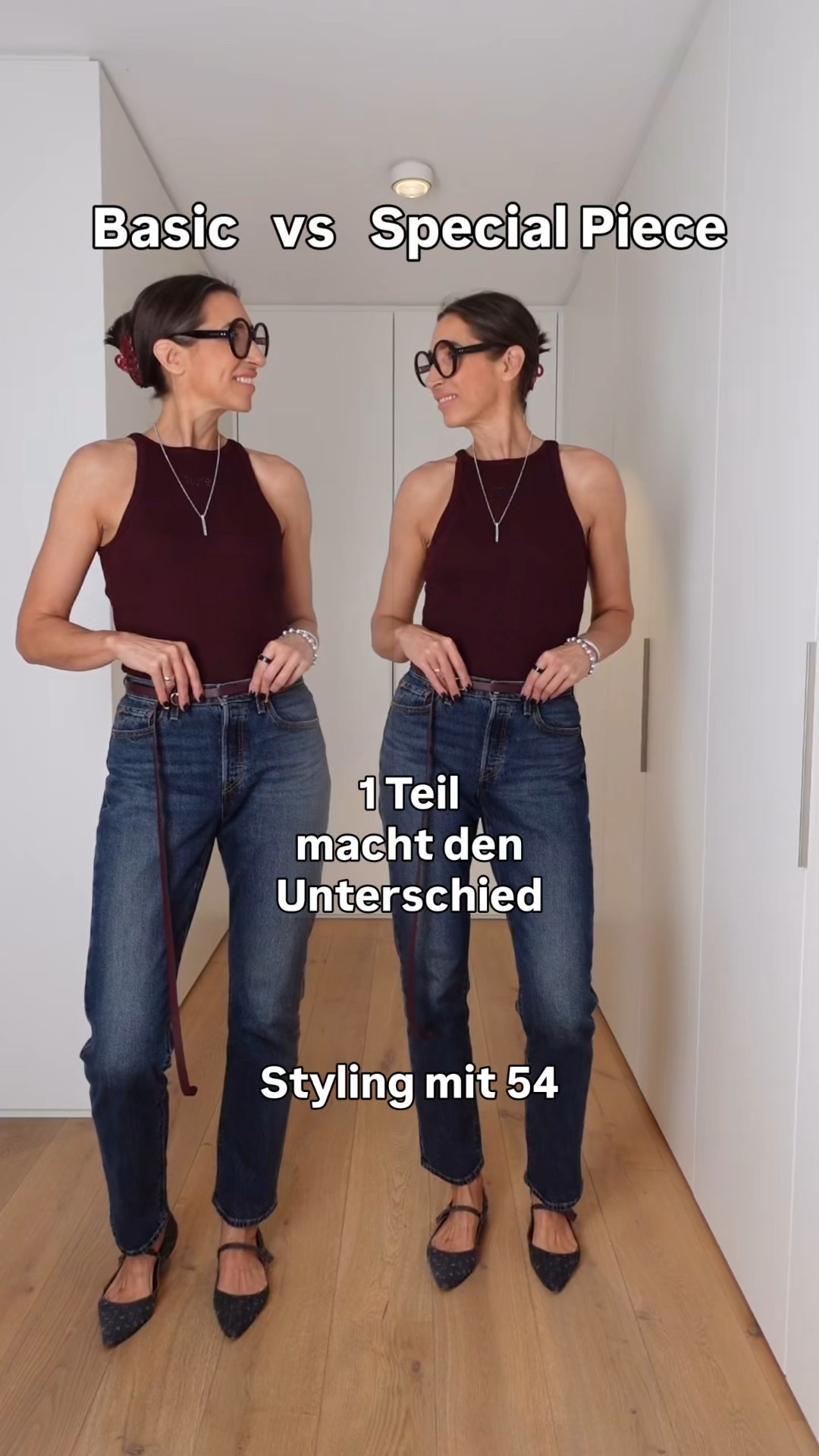 Special Piece Look: bestickte Bluse für Frauen 50+. Ein einziges Teil kann den Look komplett verändern. ✨
Mein Special Piece heute: eine bestickte Bluse in Bordeaux, die aus Jeans und Tanktop sofort ein besonderes Outfit macht.
Perfekt für Frauen 50+, die Basics lieben .. aber den gewissen Twist möchten.

#LTKdeutschland #LTKü50 #LTKstyletip