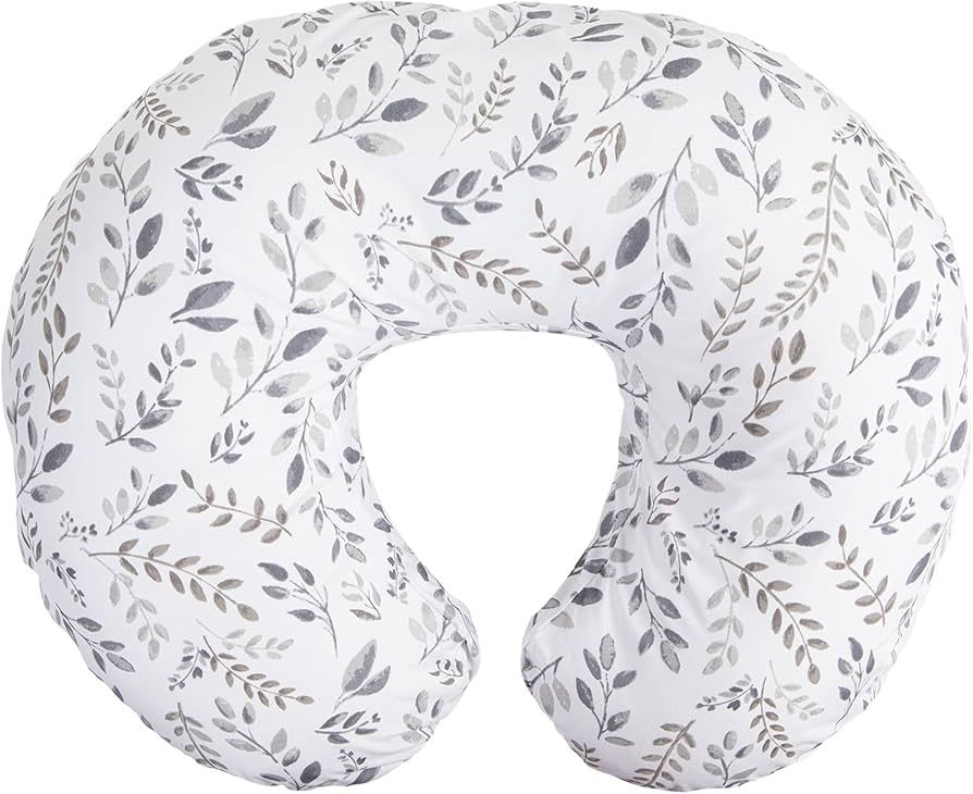 Boppy Nursing Pillow and Positioner—Original | Gray Taupe Watercolor Leaves | Breastfeeding, Bo... | Amazon (US)