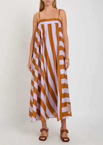 Indra striped silk maxi dress | Harvey Nichols