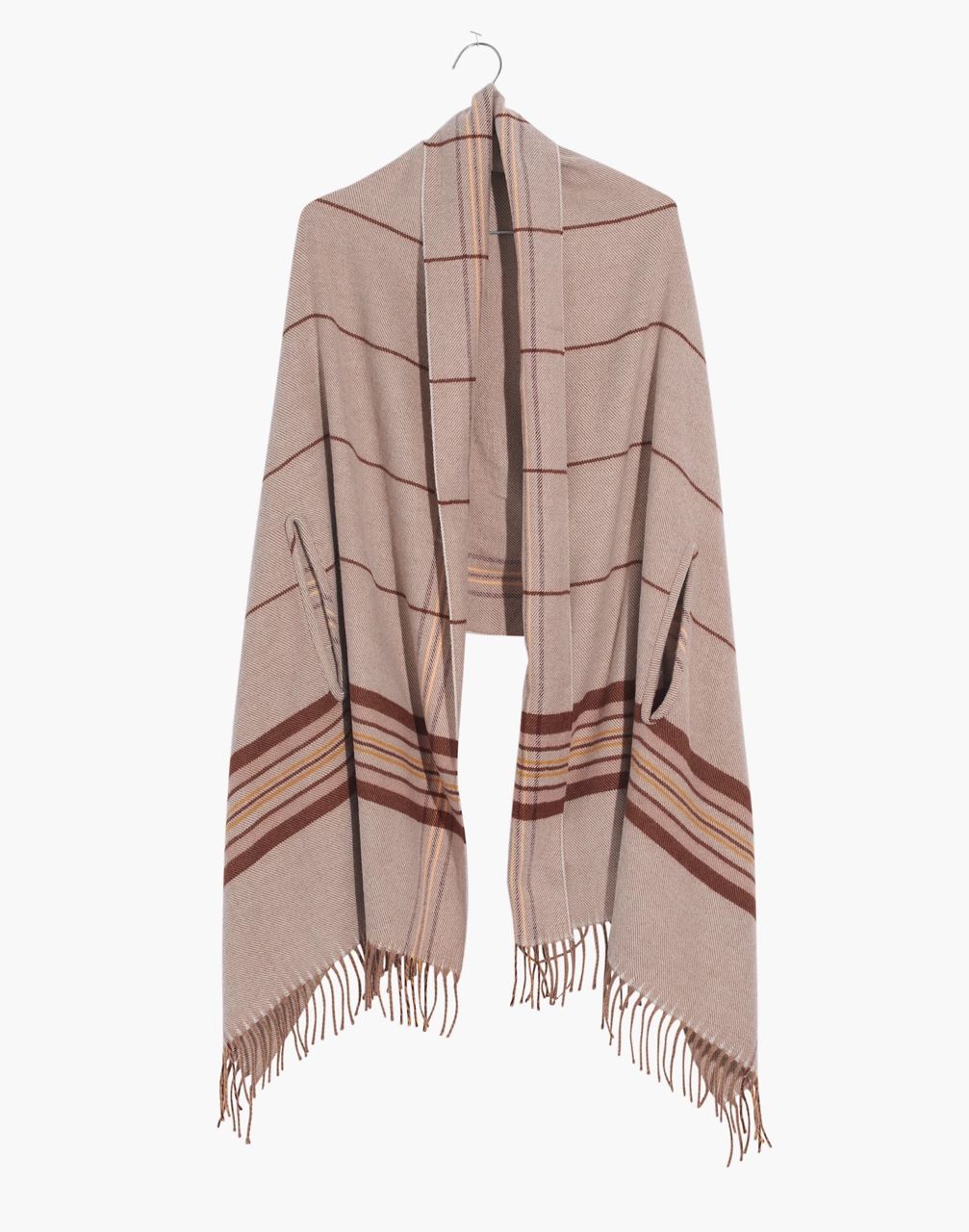 Placed Plaid Cape Scarf | Madewell