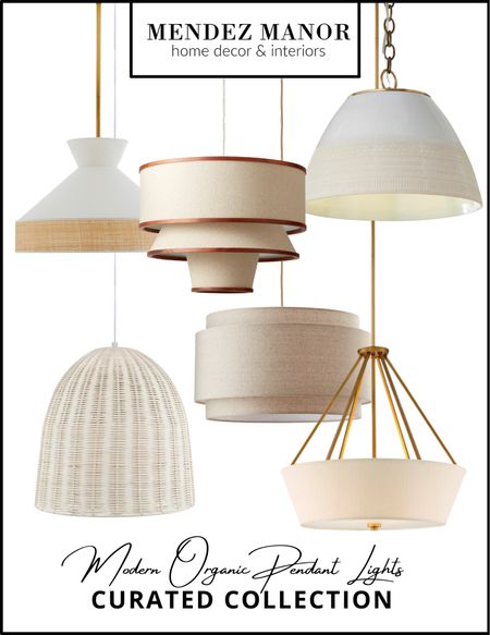 Go one step above simple with these modern organic pendant lights. With clean lines and subtle textured accents, all of these pendants can add a little something extra to any space. We’ve included a range of prices, with the white rattan light from Home Depot coming in under $100!

#pendantlight #chandelier #lighting #modernlighting #uniquelighting #homeupgrade

#LTKhome #LTKunder100 #LTKstyletip