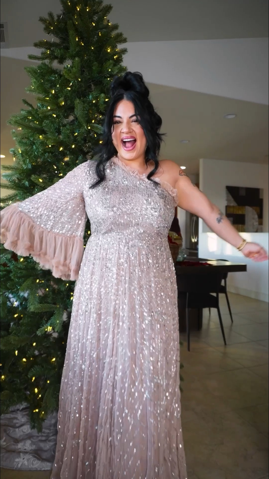 Had to redecorate my christmas tree, but this time I did it in STYLE baby! Love these pieces from Nordstrom  size 14 in the dresses! @nordstrom #nordstrompartner 

@shop.ltk #liketkit https://liketk.it/5FHWE

#LTKgrwm #LTKHoliday #LTKvlog
