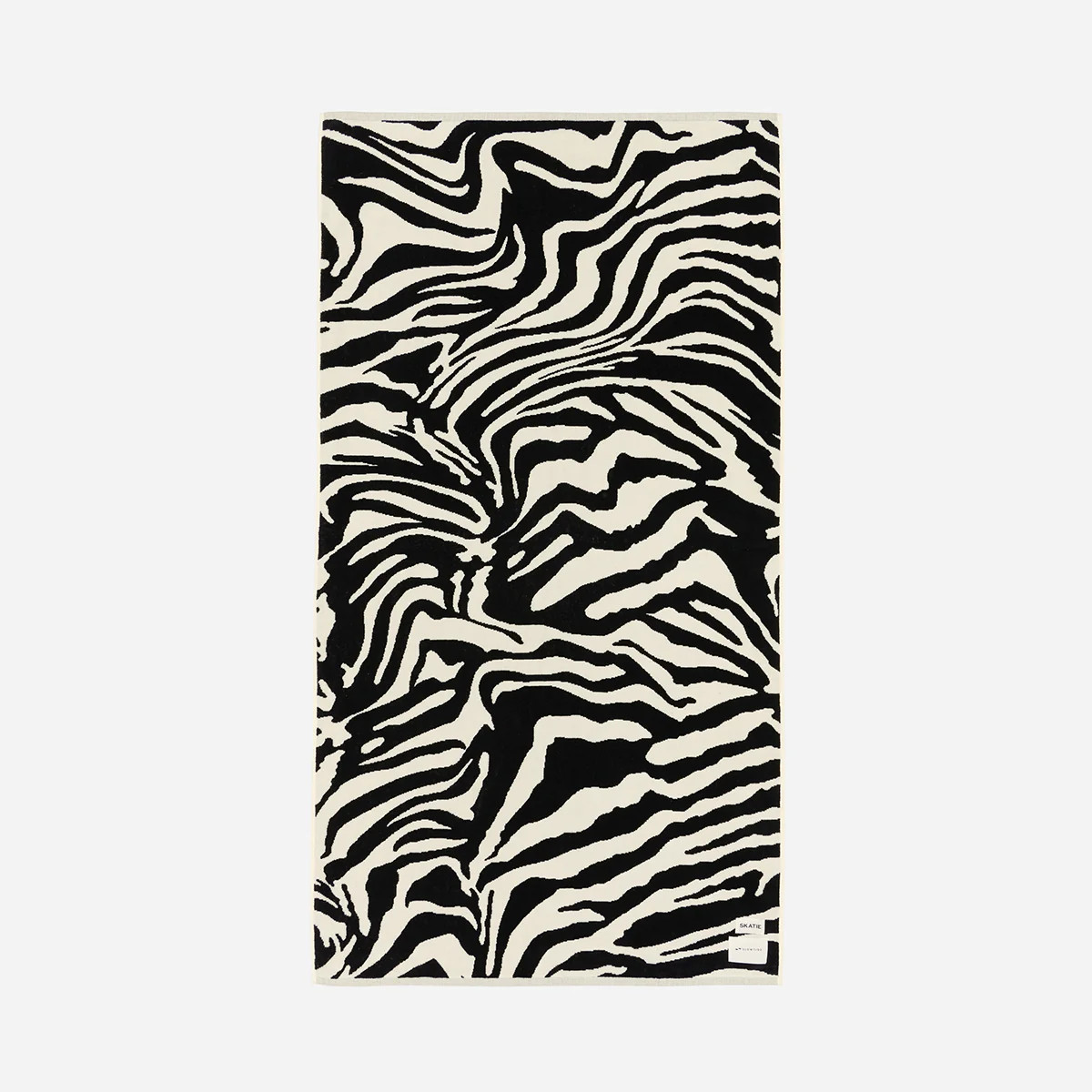 Skatie Zebra Premium Woven Towel | Skatie x Slowtide | Slowtide
