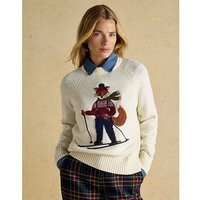 Joules Jonty Fox Ski Knitted Jumper Oatmeal - Joules - Size: L | JD Williams (UK)