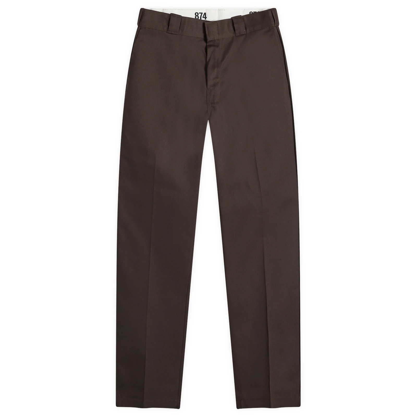 Dickies Men's 874 Original Fit Work Pant in Dark Brown, Size Small | END. Clothing