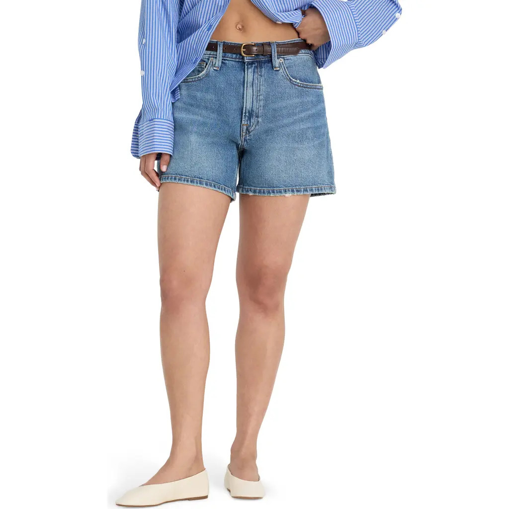 Good American Good Everyday Shorts in Indigoi1102 at Nordstrom, Size 14 | Nordstrom
