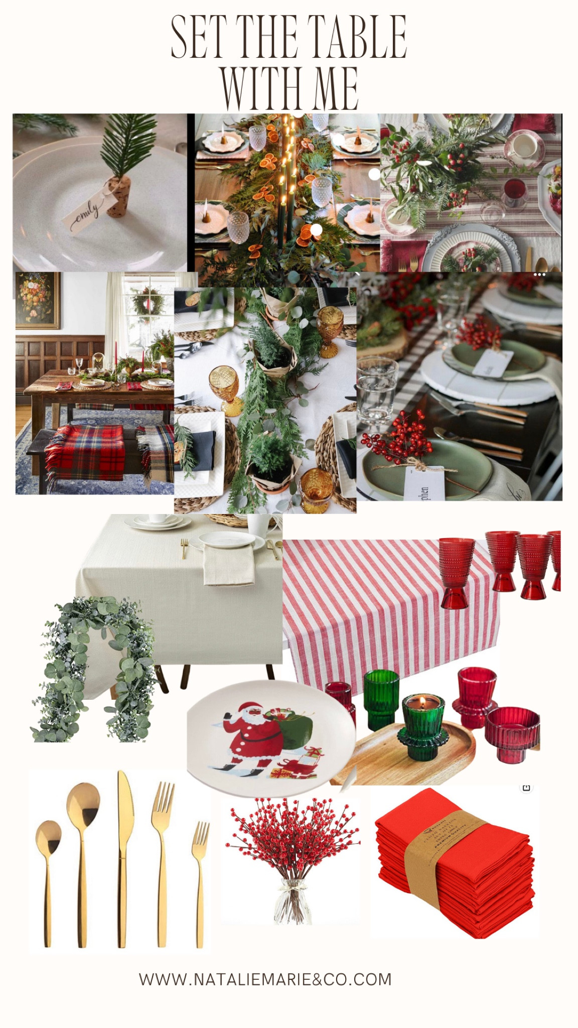 Christmas table inspo!