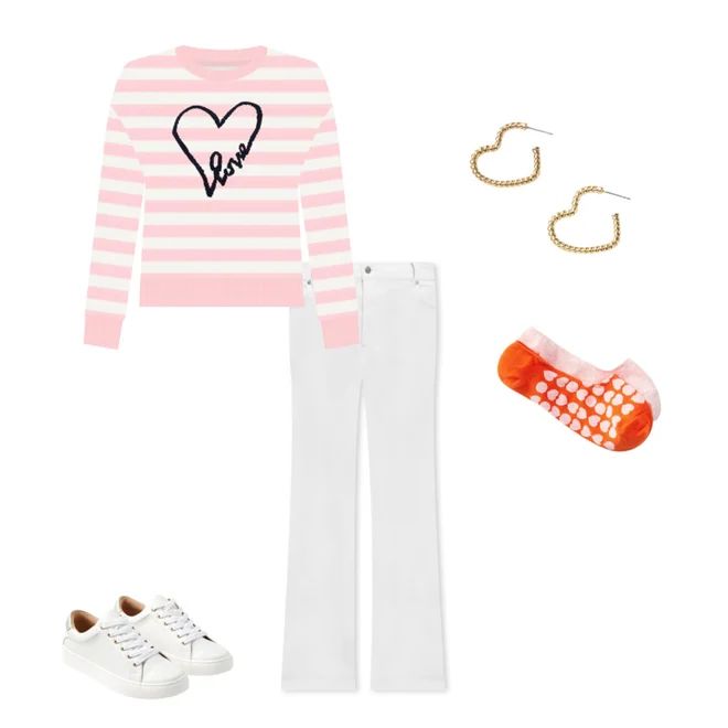 Love Stripe Sweater | LOFT