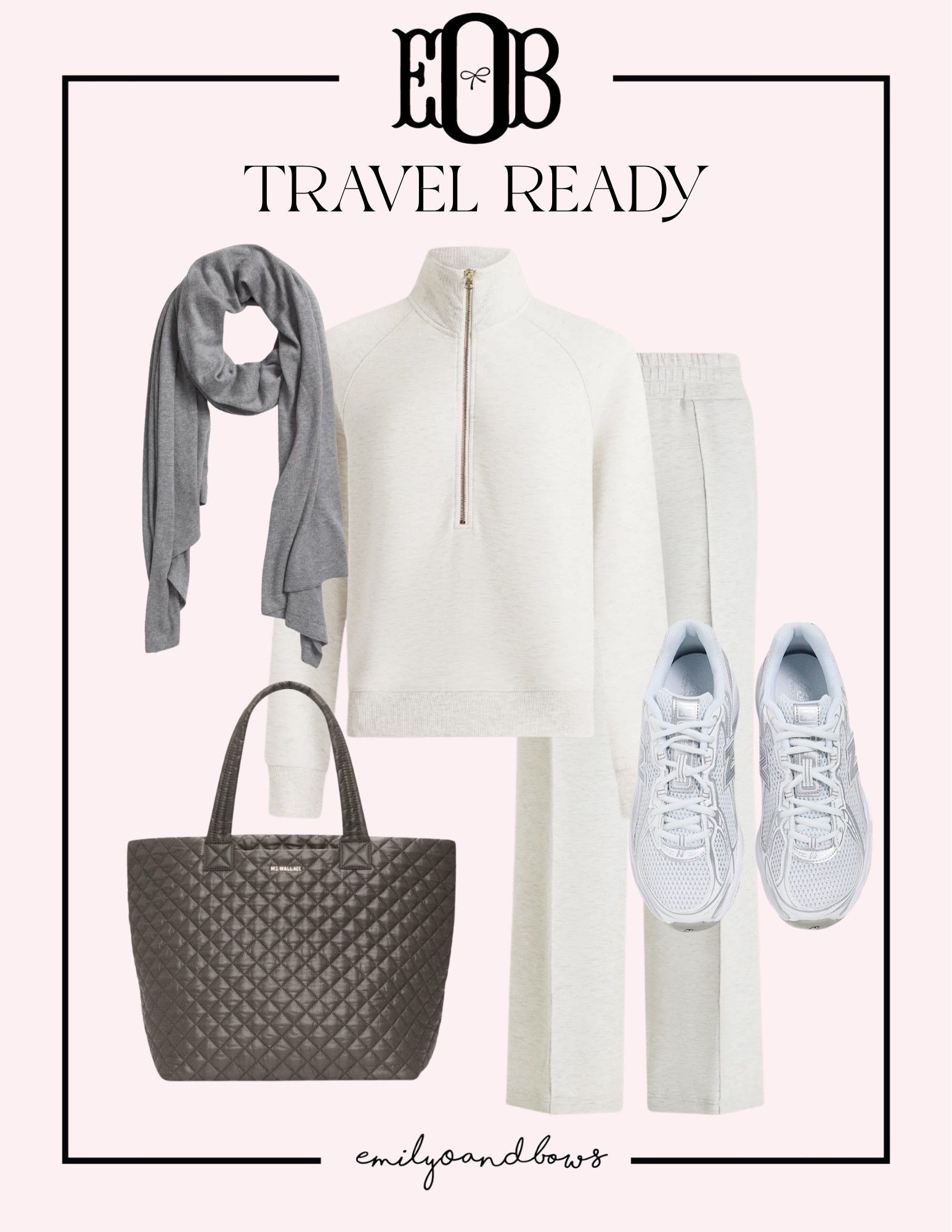 Travel ready! Great look for an airport outfit this spring! 