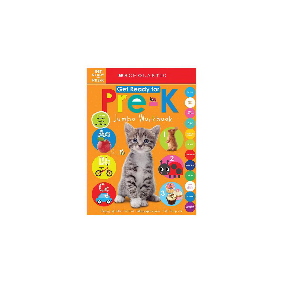 Get Ready for Pre-K Jumbo Workbook -  by Scholastic Inc. & Scholastic Early Learners (Paperback) | Target