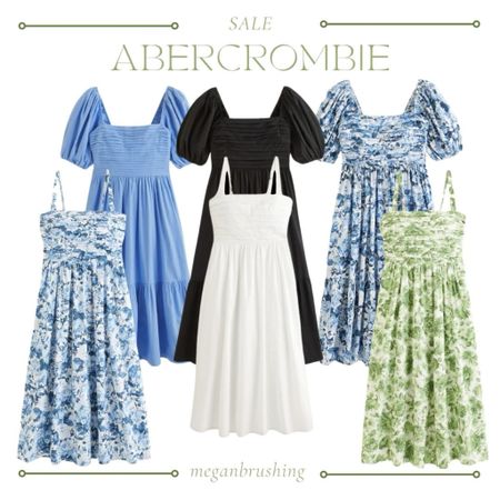 SALE ALERT! Abercrombie dresses are 20% OFF with an additional stacking 15% off code DRESSFEST.  Now is a great time to grab their best dress the Emerson.  
🤍
Sale ends June 12th.  

#dress #weddingguest #sale #find #abercrombie #women #dressfest #grandmillenial #emerson #blue #green #toile #summerdress #summer 

#LTKFind #LTKsalealert #LTKwedding