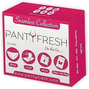 Emergency Panties 3in1 Hygiene Kit includes Seamless Bikini Underwear, Fresh Wipe & Liner Acciden... | Amazon (US)