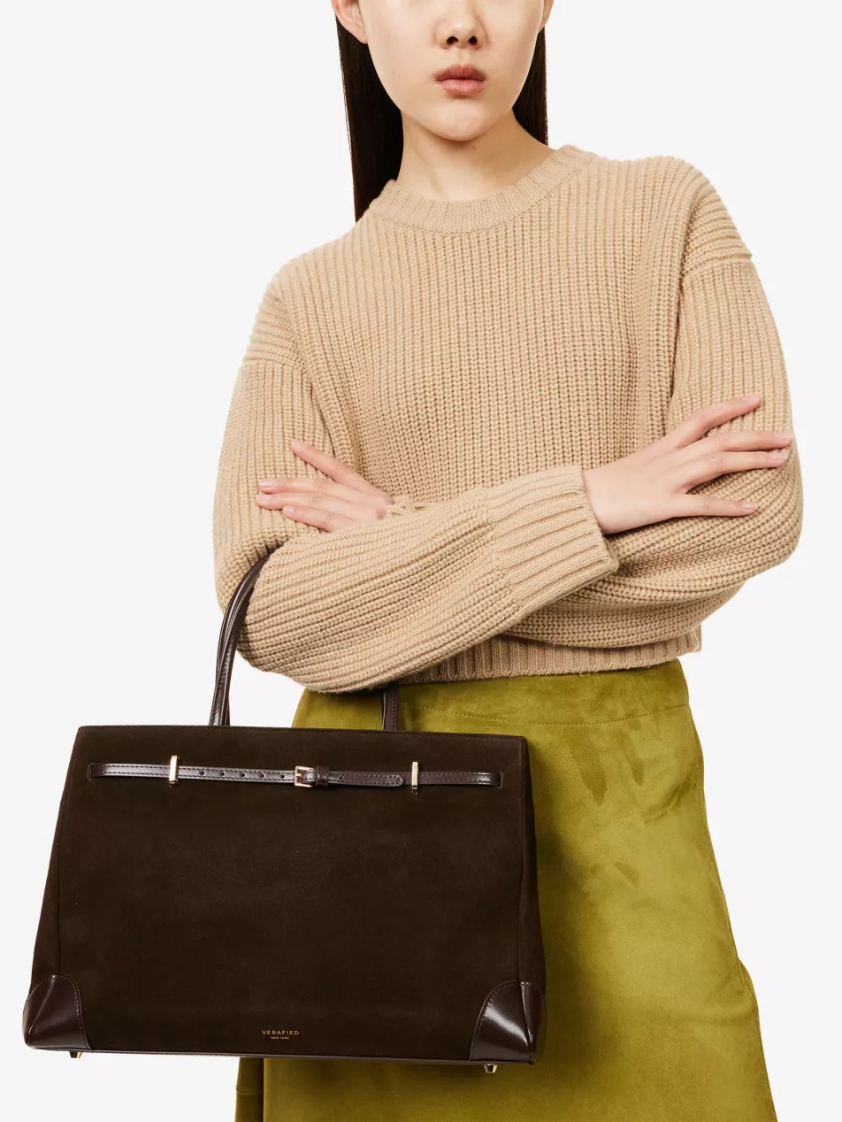 Book Suede Tote Bag | Selfridges