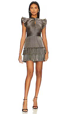 SAYLOR Izel Dress in Platinum from Revolve.com | Revolve Clothing (Global)