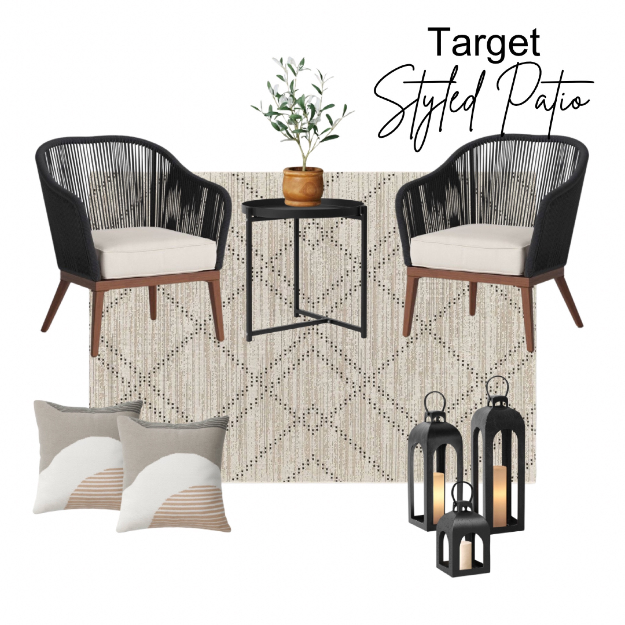 Target Styled Patio!
Outdoor, neutral decor, organic, patio 

#LTKSeasonal #LTKhome #LTKxTarget
