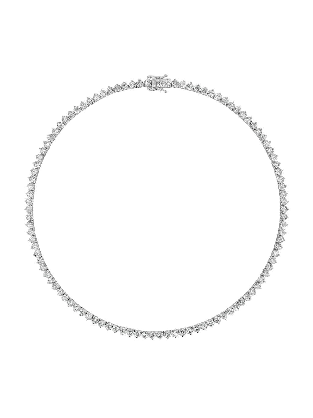 BENNINGTON RIVIÈRE NECKLACE IN 3.5MM LAB DIAMOND | Dorsey