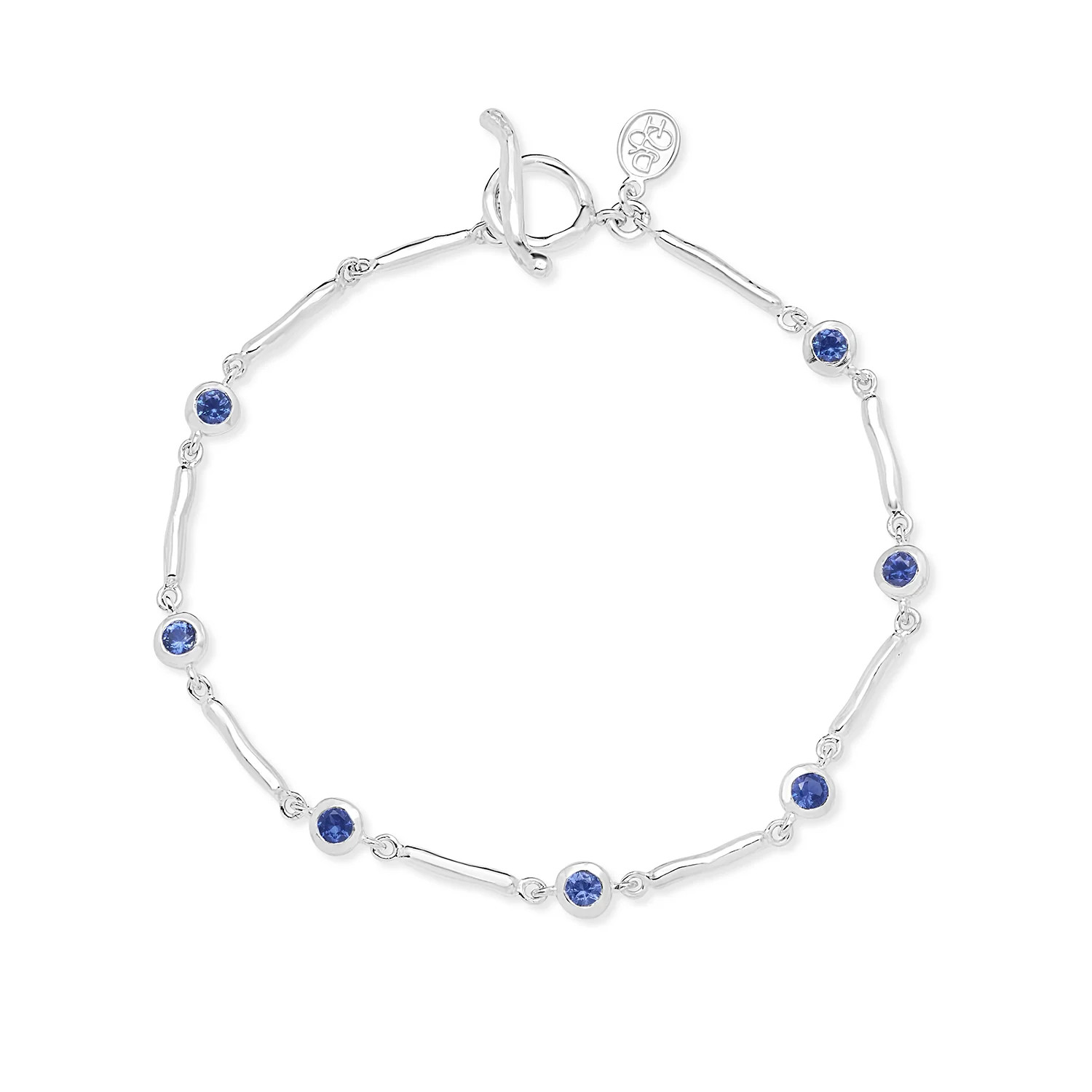 White Sapphire Dewdrops Link Bracelet | Dower & Hall (Global)
