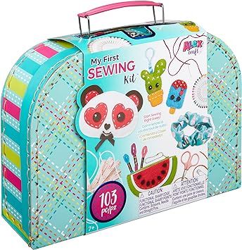 My First Sewing Kit by Alex Crafts, Perfect Sewing Kit for Beginners, Arts and Crafts Colorful an... | Amazon (US)