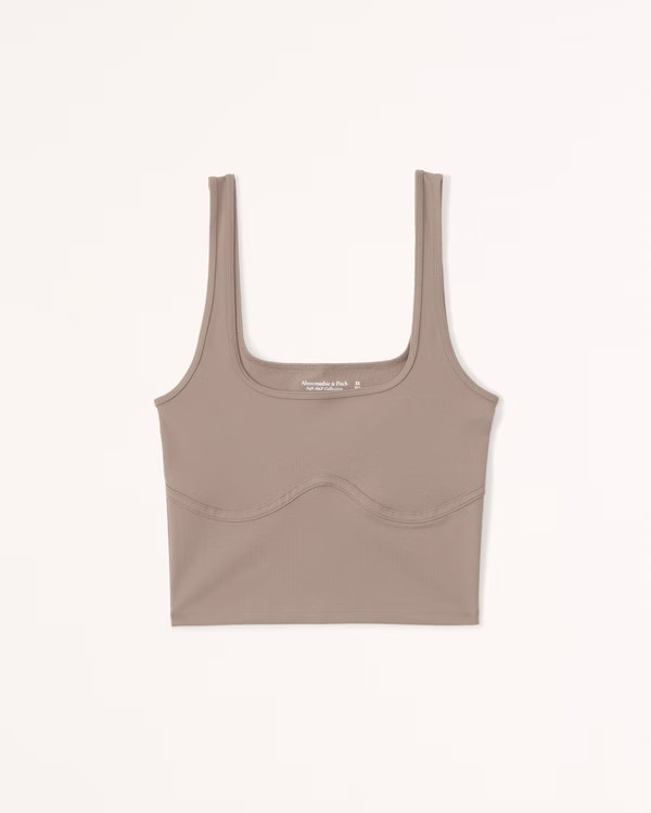 Women's Seamless Fabric Corset Squareneck Tank | Women's | Abercrombie.com | Abercrombie & Fitch (US)