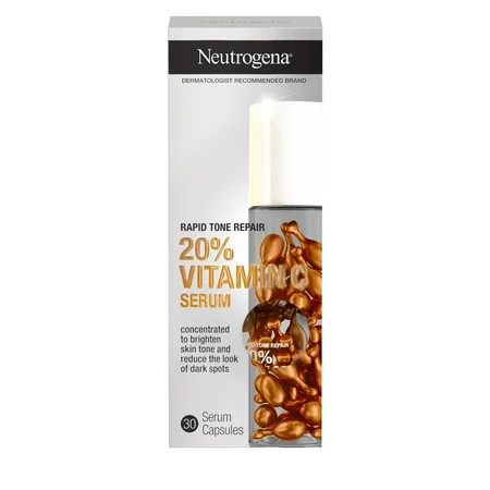 Neutrogena Rapid Tone Repair Brightening Vitamin C Face Serum 30 Count | Walmart (US)