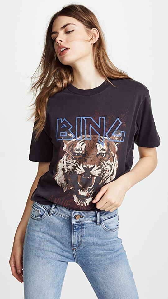 ANINE BING Tiger Tee | SHOPBOP | Shopbop