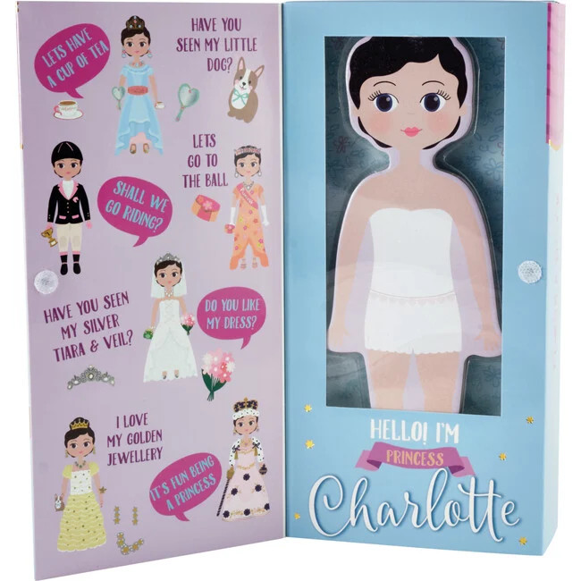 Princess Charlotte Magnetic Dress Up Character (Multicolor, One Size) - Kids Toys | Floss & Rock from Maisonette | Maisonette