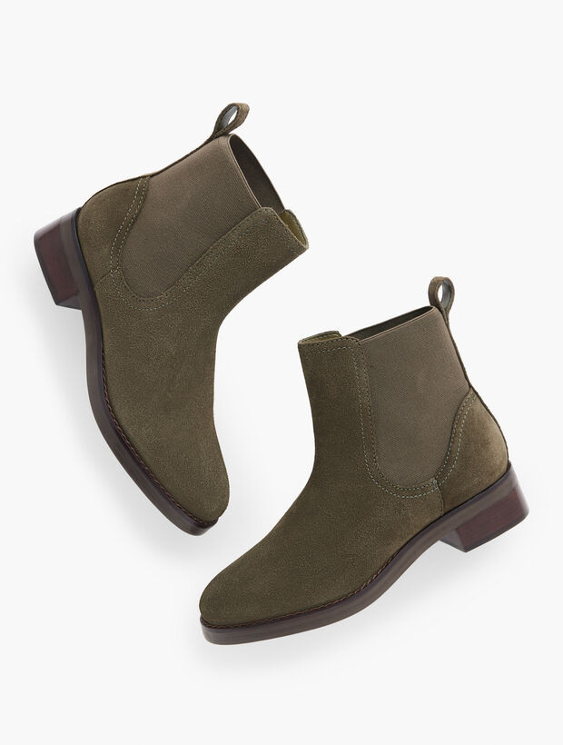 Tish Suede Ankle Boots | Talbots