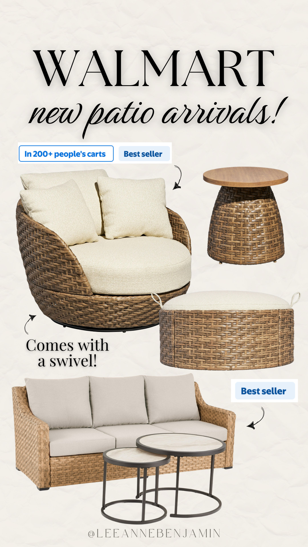 Best new patio arrivals from Walmart! 

 #LTKmomlife #LTKOver40 #LTKHome