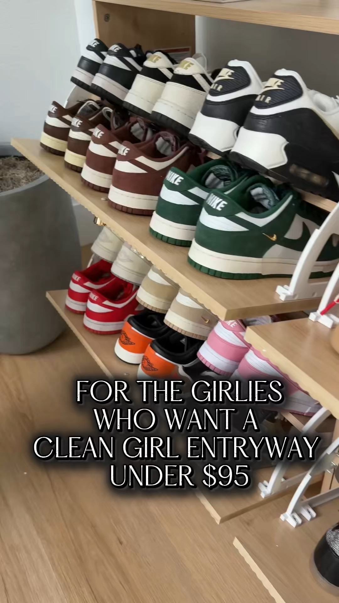 

Under $95… say less 💁🏻‍♀️ this just made my entryway look 10x more expensive 😭✨
hides all your shoes + saves so much space… I’m actually mad i didn’t get this sooner

comment YES PLEASE and I’ll send you the details ❤️

#amazonfinds #homehacks #entrywaydecor #amazonhome #cleanhome