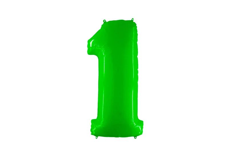 40 Jumbo Green Number 1 Balloon Jungle Party First - Etsy | Etsy (US)