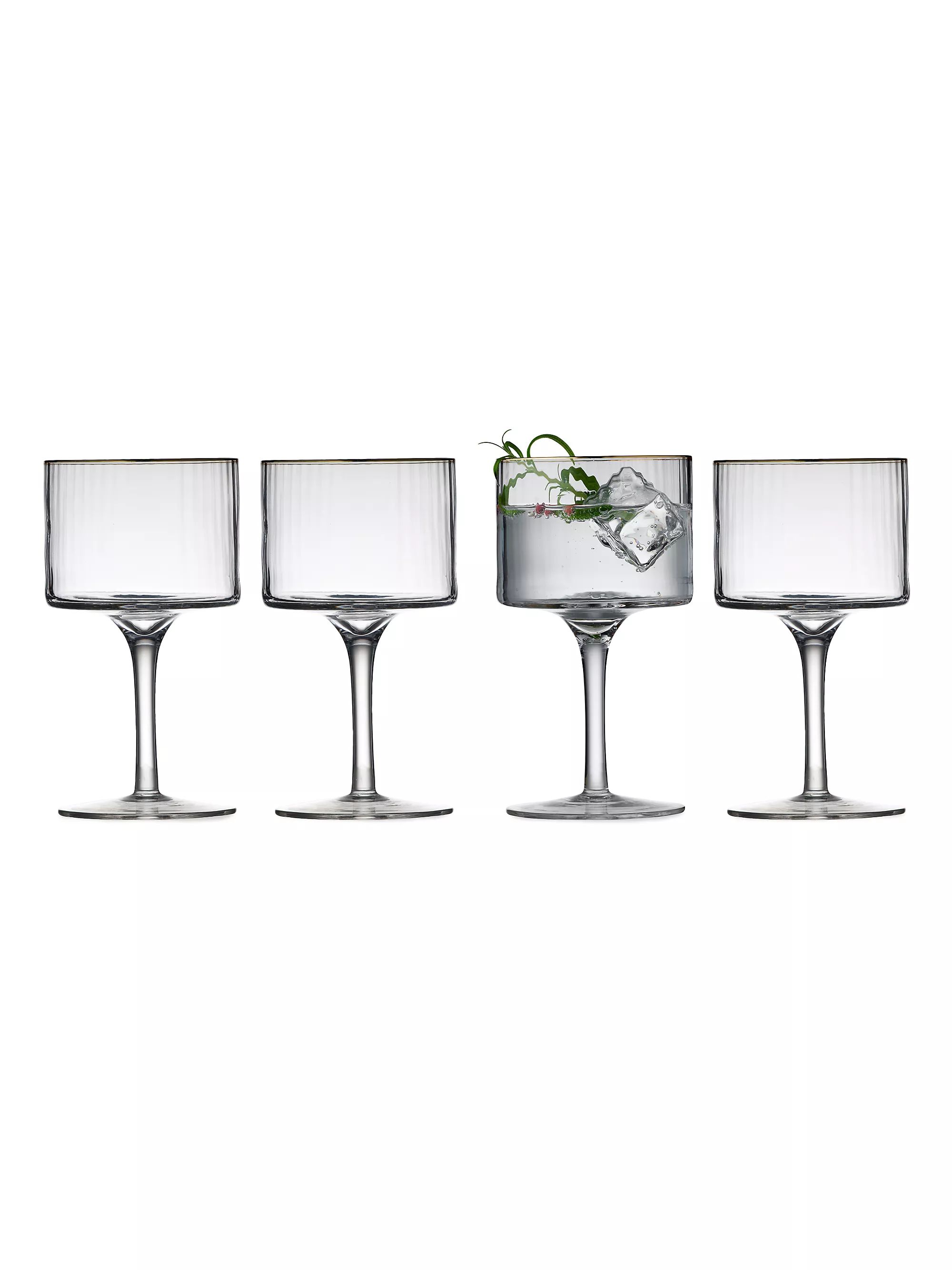 Palermo 4-Piece Gin & Tonic Glass Set | Saks Fifth Avenue