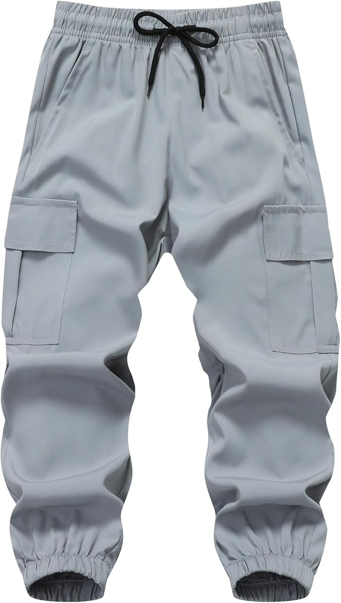 Baby Boys Cargo Joggers Pants Toddler Quick Dry Lightweight Hiking Pants Kids Pull On Sweatpants | Amazon (US)