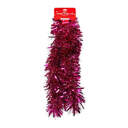 Tinsel Christmas Garland 9ft | Five Below