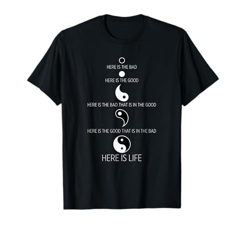 Buddist Life Yin Yang T-Shirt | Amazon (US)